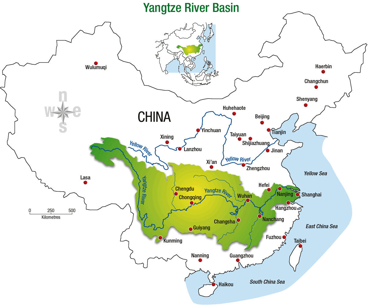 Yangtze River Map