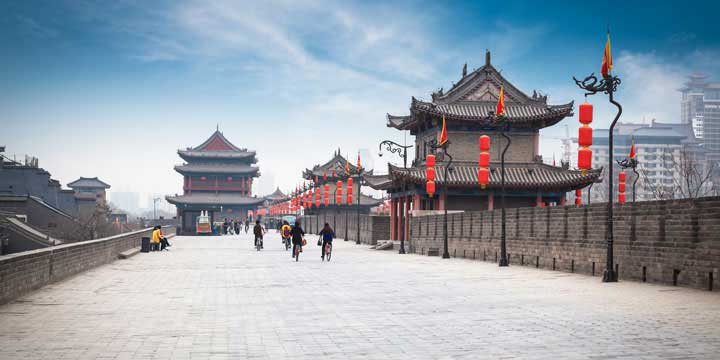 Famous Landmarks in China - Xi'an City Wall