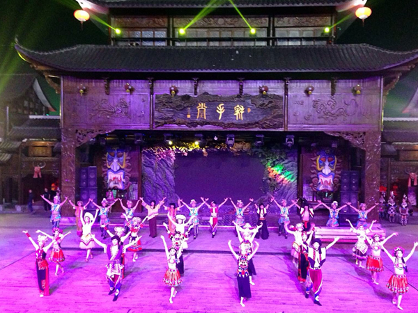 Charming Xiangxi Show in Zhangjiajie Charming Xiangxi Show