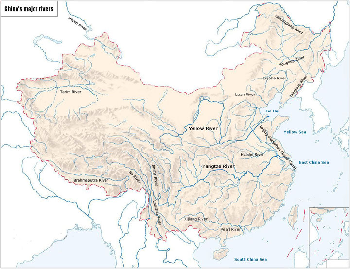 chinese major rivers
