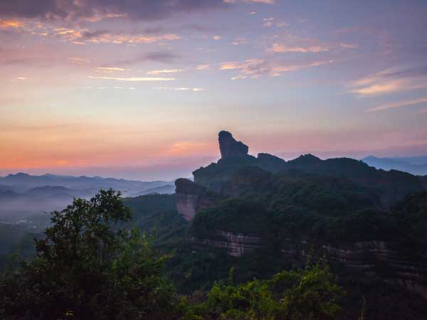 Most Beautiful Danxia Landforms in China - Danxia Mountain, Guangdong