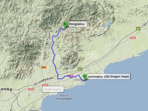 Hiking Route: Dongjiakou Great Wall