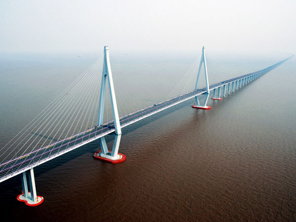 Hangzhou Bay Bridge Top 10 Most Beautiful Highways in China- Hangzhou Bay Bridge