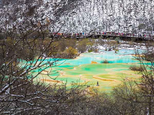 Huanglong in Winter
