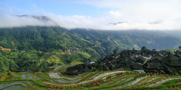 The Most Beautiful Rice Terrace in China, Jiabang Rice Terrace Jiabang Rice Terrace