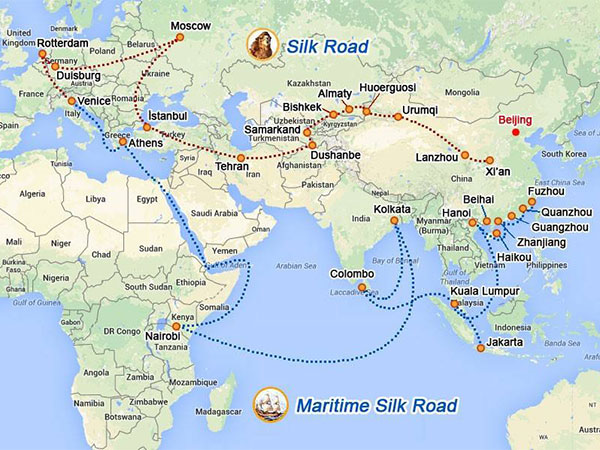 silk road route