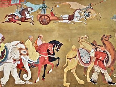 Transportation along Silk Road