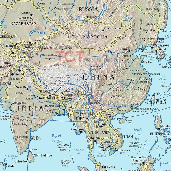 location of tibetan plateau