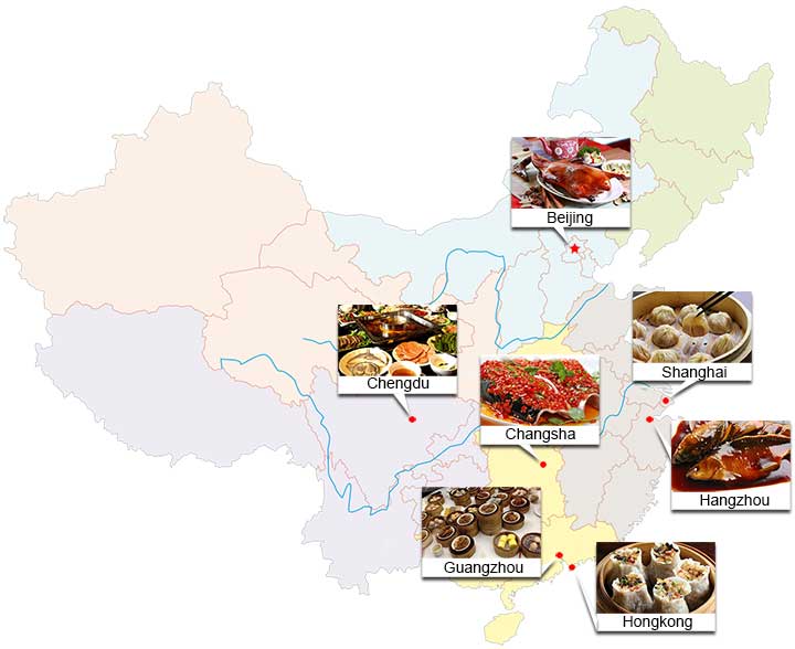 Top Chinese Gourmet Cities