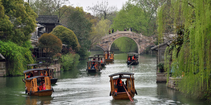 Best Places to Visit in China in April-Wuzhen Water Town